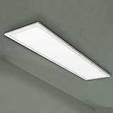 bomoe LED Panel Deckenleuchte 120x30 cm Ljus weiß – LED Leuchtpanel max. 40 Watt für...
