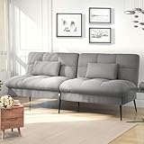 COMHOMA Sofa Schlafsofa mit Schlaffunktion, überzug Futon Klappsofa, Bettcouch, ecksofa, Couch...