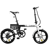 ELEKGO E Bike Klapprad, 16 Zoll Elektrofahrräder,mit Abnehmbar Akku, E-Faltrad...