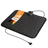 Mi-Heat Infrarot Heizmatte 40x50cm Fußschalter Thermostat 4 Heizstufen bis...