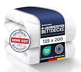 Gentle North Bettdecke 135x200 als Schlafdecke - 4-Jahreszeiten Bettdecke für...