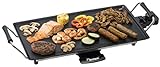 Bestron elektrischer Tischgrill, Plancha-/Teppanyaki-Grillplatte mit...