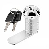 1 Schrankschloß Hebelschloß 30 mm Universalzylinder Möbelschloß Briefkastenschloß Durchmesser...