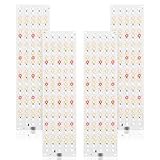 JKOKPMG 540 LEDs Pflanzenlampe, LED Vollspektrum, 4 Stück Pflanzenleuchte, Pflanzenlicht Wachsen...