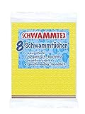 Spontex Schwammtuch 8er Vorteilspack, extrem saugfähig und langlebig, aus...