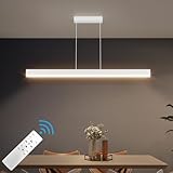 Klighten LED Pendelleuchte für Esstisch, modern, Pendelleuchte, dimmbar, 3000 K-6000 K, mit...