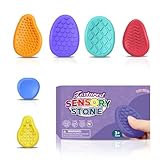 BDwing Silikon Fidget Toys Sensory Stones, 6 Stück Anti Stress Finger Spielzeug...