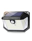Solarlampen für Außen mit Bewegungsmelder Aussen IP65 Wasserdicht Solarleuchten Led Strahler...