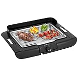 Clatronic® Barbecue-Tischgrill | Elektrogrill | ideal für Balkon & Küche | 35...