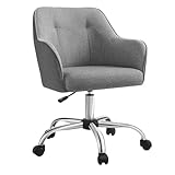 SONGMICS Homeoffice Stuhl, Drehstuhl, Schreibtischstuhl, höhenverstellbar, bis 110 kg belastbar,...