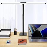 Kary LED Schreibtischlampe Dimmbar mit Sockel, 80cm 24W Ultrahell Schreibtischleuchte, Touch Control...