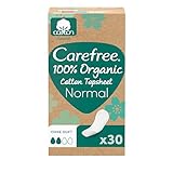 Carefree Slipeinlage 100% Organic Cotton Topsheet Normal (30 Stück), aus 100%...