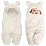 MUSUNFE Baby Swaddle Decke, deal für Baby, Ultra-Soft Plüsch Essentiell für...