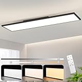 CBJKTX LED Panel 120x30 Deckenleuchte - Deckenpanel Dimmbar Lang Tageslichtlampe Flach Büro mit...