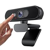 Aurolumiz 1080P FHD Webcam mit Dualem Privacy-Schutz (Stummschaltung &...