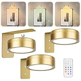 3 Stück Bilderleuchte Kabellos Lampe - 13 farbige Lichter Schlafzimmer Wohnzimmer Bildbeleuchtung...