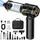 Micisty Handstaubsauger Akku 4-in-1 mit LCD Display, Auto Staubsauger Stark...