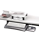 Fellowes Tastaturschublade ausziehbar, zur Montage unter dem Schreibtisch, höhenverstellbar, mit...