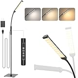 Mojimdo 120 LED Stehlampe, helle Stehlampen für Wohnzimmer, 3 Farbmodi & 10 Helligkeiten...
