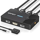 AILVLVNG HDMI KVM Switch 2 PC 1 Monitor 4K@60Hz USB KVM Switches für 2...