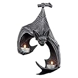 RTEY Fledermaus-Wand-Teelichthalter, Kerzenhalter, Fledermaushalter, Wanddekoration, Gothic,...