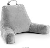 Linenspa Rückenkissen aus zerkleinertem Memory Foam – Lesekissen perfekt zur Rückenstützung...
