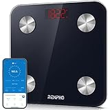 RENPHO Körperfettwaage, Bluetooth Körperanalysewaage mit App, Fitness Waage, Smart Personenwaage...