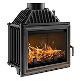 kratki Kamineinsatz Holzofen Gusseisen Maja 8kW Ø 200mm BImSchV 2 Wirkungsgrad...