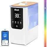 LEVOIT Smart Luftbefeuchter, Warm&Kalter Nebel max 550 ml/h, 4,5L Humidifier bis 40㎡ 45H, 26dB...