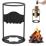 Holzspalter Manuell, Afenau Brennholzspalter aus Kohlenstoffstahl, Tragbarer Manueller Holzspalter,...