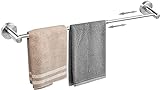 Handtuchhalter, TANiCE 40-70cm einstellbar Edelstahl Handtuchstange wandmontage Badetuchhalter...