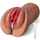 Realistischer Masturbator Taschenmuschi Silikon Masturbieren Sex Spielzeug mit...