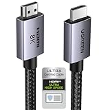 UGREEN HDMI 2.1 Kabel 10K 8K 60Hz 4K 240Hz 165Hz 144Hz 120Hz 48Gbit/s High Speed, HDMI Kabel 2.1...