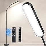 OUTON Stehlampe LED Dimmbar 15W 1500LM, Leselampe mit 4 Farbtemperatur, Fernbedienung und Touch...