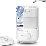 LEVOIT Top-Fill Luftbefeuchter bis 25H für Schlafzimmer Kinderzimmer, 23dB leise Humidifier für...
