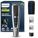 Philips HC5630/15 Haarschneider Series 5000 mit 28 Längeneinstellungen, 3 Kammaufsätzen und Turbo...