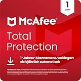 McAfee Total Protection (1 Geräte) 2025 | 12 Monate|Secure VPN,...