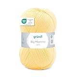 Gründl Wolle Big Mamma uni - XXL Wolle zum Stricken - Strickgarn - Weich und...