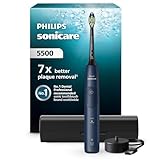 Philips Sonicare 5500 elektrische Zahnbürste, Schallzahnbürste mit 2 Putzmodi, Andruckkontrolle,...