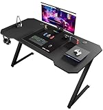 GTPLAYER Gaming Tisch, Gaming Schreibtisch 120 x 60cm, PC Tisch Gamer Tisch mit...