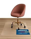 TEXMAXX Bürostuhl Unterlage milchig weiß versch. Größen/Bodenschutzmatte/Schreibtischstuhl...