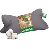 Herbalind Leseknochen mit Trageschlaufe Nackenrolle Nackenkissen Lesekissen als Tabletkissen - 40 x...