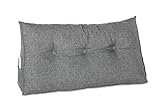 maxVitalis Rückenkissen, Bett-Rückenstütze Keilform, Rückenstützkissen, für Bett & Sofa, 100...