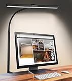 Schreibtischlampe LED Dimmbar - Schreibtisch Lampe Klemmbar Augenschutz Tischlampe Monitor Buero...
