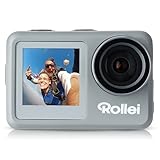 Rollei Action-Cam 9s Plus I 4K 60fps Unterwasserkamera mit Selfie-Display,...