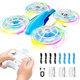YIKANWEN RC Drohne für Kinder 6-14 Jahre mit LED-Beleuchtung, 360° Flips &...