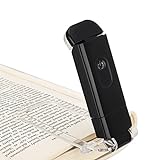 DEWENWILS Leselampe Buch Klemme, USB Wiederaufladbare Klemmleuchte für Lesen im Bett, 2...