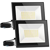 Aigostar LED Strahler außen 30W,2 Stück, Naturweiß 4000K 2700 Lumen Scheinwerfer IP65 Wasserdicht...