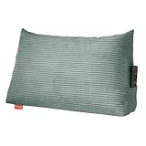 sleepling Rückenkissen Cord Optik, Keilkissen für Bett und Sofa, Lendenkissen, dreieckiges...