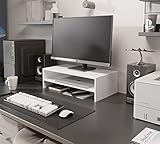 ComfortCove Monitorständer, 2-stufiger Monitorständer, Ständer für Computermonitore,...